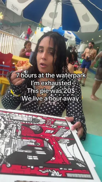 This waterpark has me drained lol #dreamwaterpark #americandreammall #dreamworks
