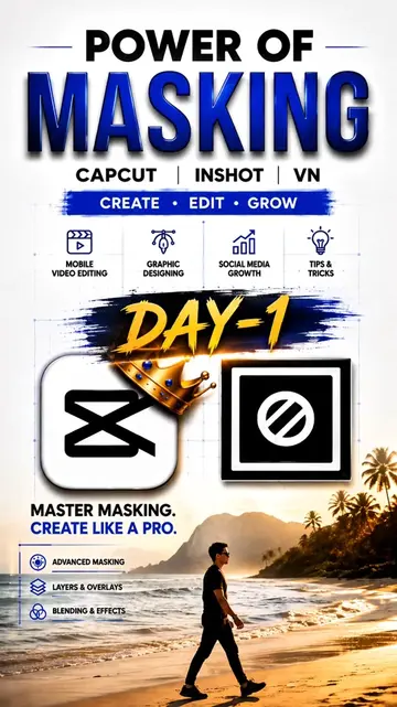 Masking Course in Capcut & Inshot, Day–1 #foryou #capcut #foryoupage❤️❤️ #trendi