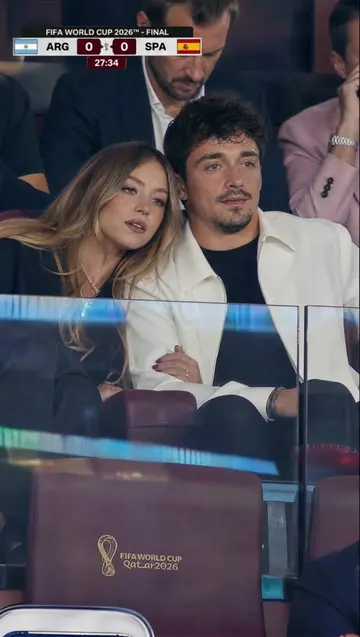 Charles Leclerc with his friend at the last worldcup game #charlesleclerc #lamin