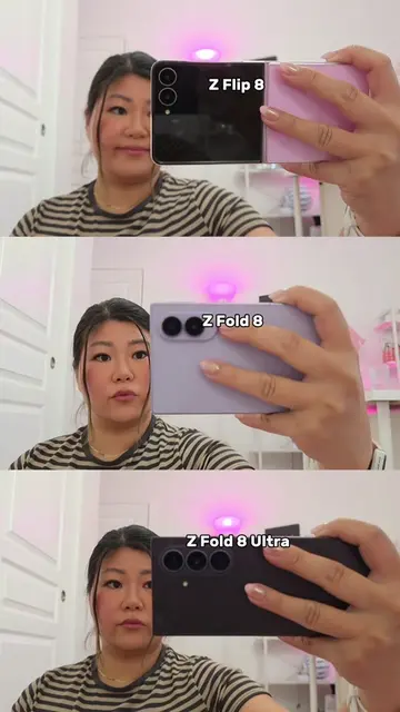 Camera test between Z Flip 8, Z Fold 8 and Z Fold 8 Ultra Which one is the best?