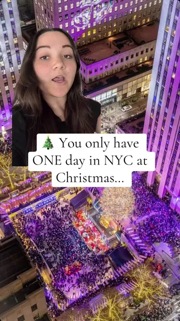 One-day NYC itinerary 🎄❤️✨ #nyc #christmas #itinerary #christmastree #foryoupag