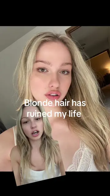 Just discovered this… Is it time to ditch the blonde ?? 🥹