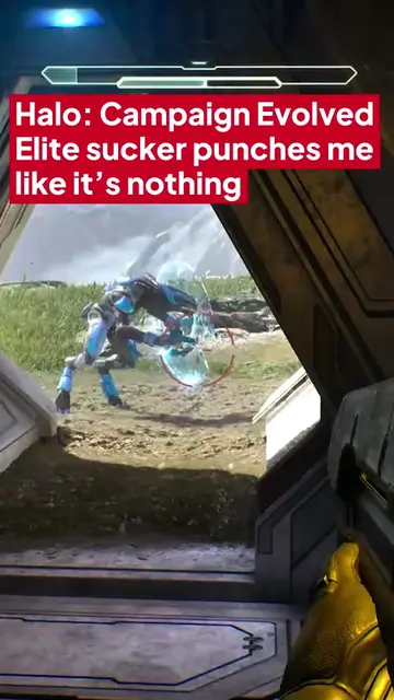 Halo: Campaign Evolved Elite sucker punches me like it's nothing 👊 🎥: theaweso