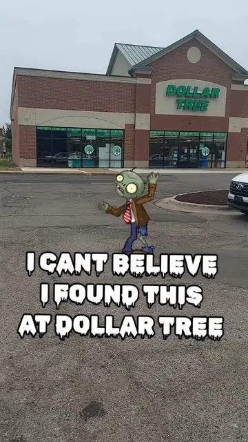 I can't believe I just found a crawling zombie at the Dollar Tree. I'm not sure 