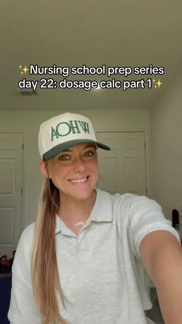Nursing school prep series day 22: dosage calc part 1! Intro and the basics! ✨ #