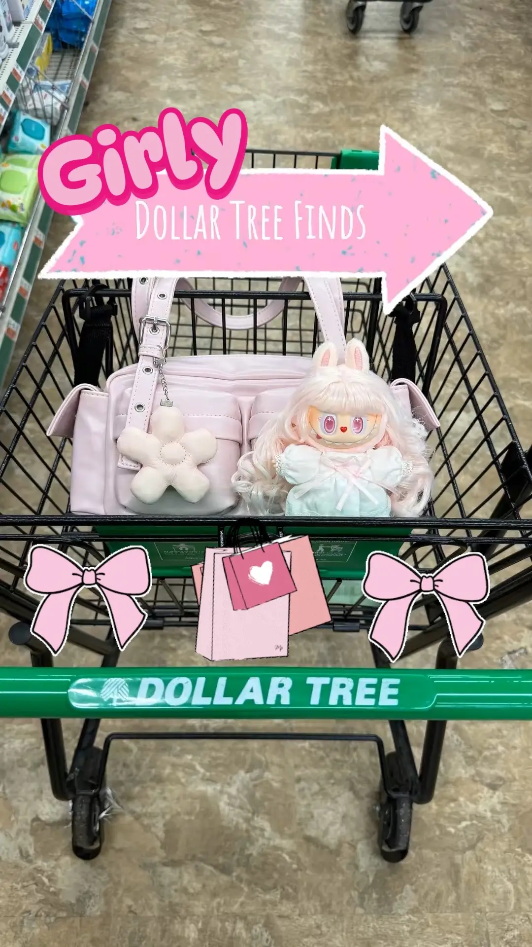 🎀 Dollar Tree, but make it ✨girly✨ 💕 Check out all of the girly products I fou