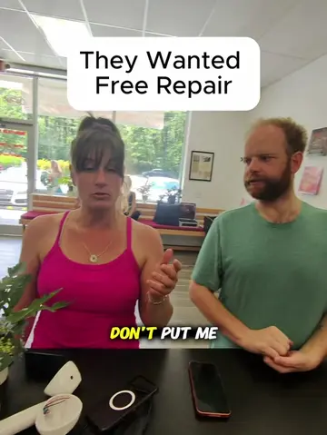 🚨THEY WANTED FREE REPAIR ‼️ Are you having a tech problem? We accept mail ins! 