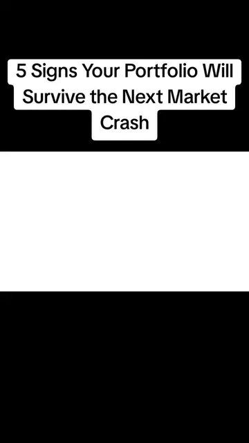 5 Signs Your Portfolio Will Survive the Next Market Crash #finance #money #Perso