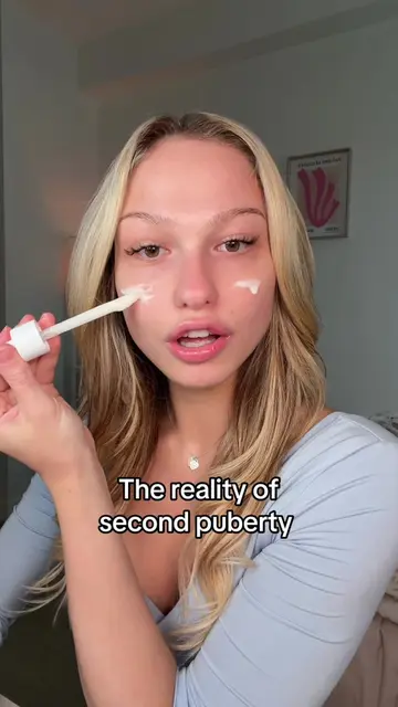 #grwm while I talk about second puberty 😵‍💫