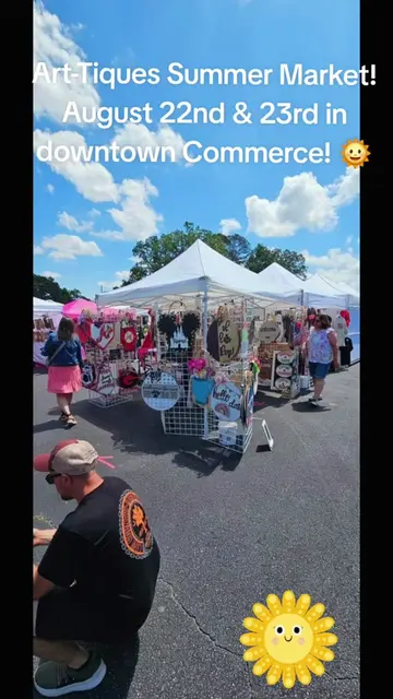 Get ready, Commerce! 📣  The much anticipated Braselton Antique and Artisan Fest