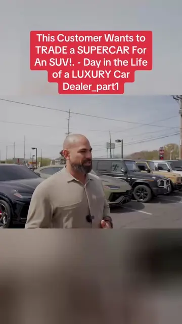 This Customer Wants to TRADE a SUPERCAR For An SUV!. - Day in the Life of a LUXU