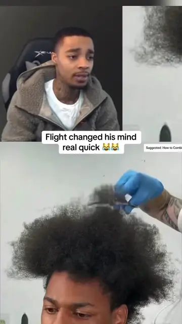 Halftime 😹😹 #flightreacts #ftc #haircut #barber #flightreactsmemes 