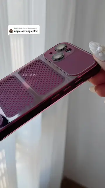 Replying to @arvin ౨ৎ Yes wine red heat dissipation case ✨🍷 #iphonecase #casefo