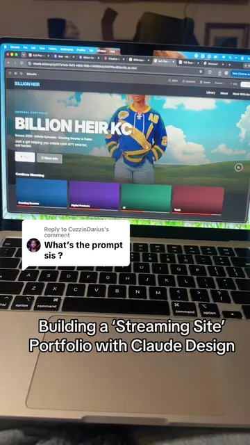 Replying to @CuzzinDarius The “streaming platform” portfolio prompt is now in my