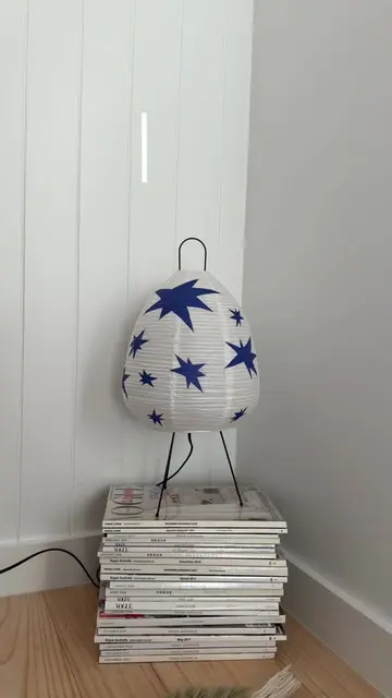 Absolutely obsessed with this rice paper lamp DIY 😍😮‍💨 This was so easy to ma
