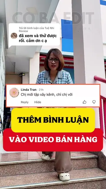 Trả lời @Tuệ Nhi Review Cách để thêm bình luận vào video, trả lời câu hỏi của ng