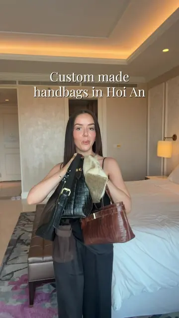 Haul of all the handbags I got custom made in Hoi An, Vietnam 🇻🇳👜 Wearing @MA