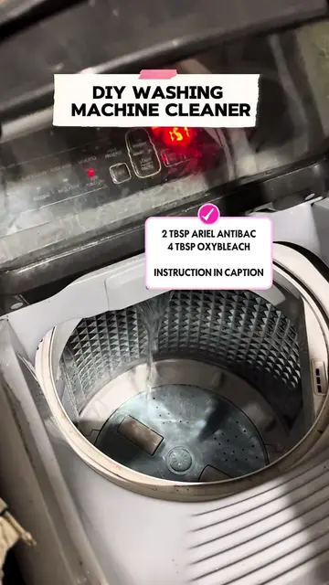 Step 1 – Tub Hygiene Cleaning Ingredients: * 2 tbsp Ariel Antibac * 4 tbsp Oxybl