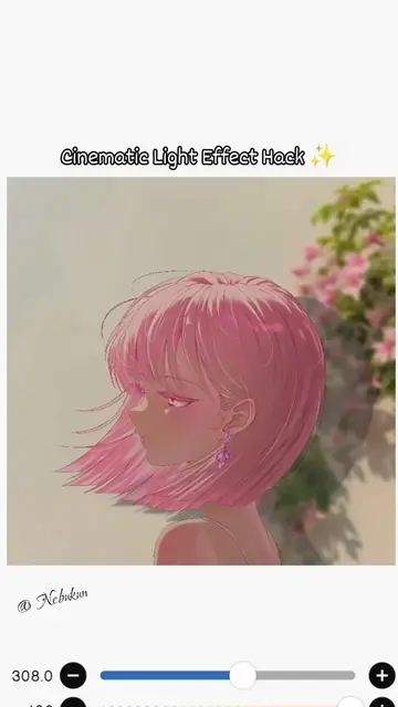 easy anime lightening in Idris paint #render #fypシ #digitalart #ibrispaint #ibri