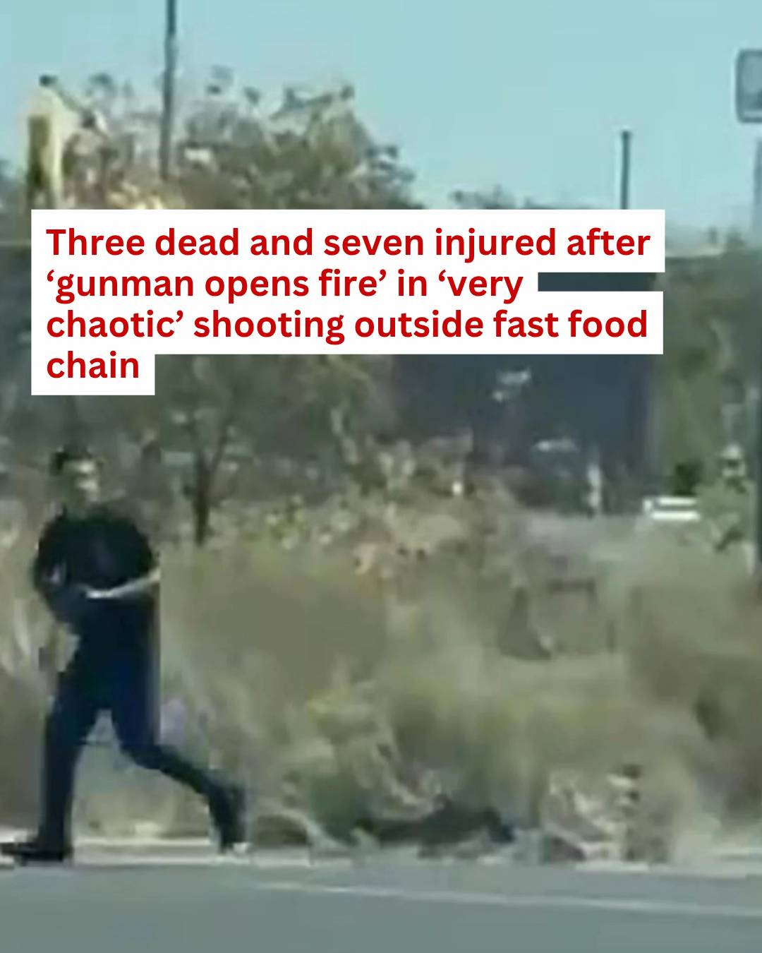 Three people have been killed and seven more injured after a gunman opened fire 