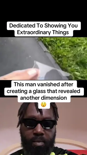 👇 It sounds like "seeing another dimension"... but it's actually about light, n