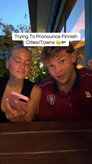 Trying to pronounce Finnish cities/towns 🫠🇫🇮 #finland #suomi #language #accen