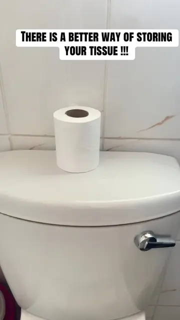 Self adhesive tissue holder  💲6️⃣ *Do not stick on dirty surface  *Stick on DRY