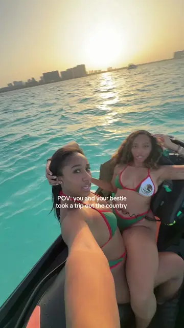 My vacation partner for life @Alexia 🩰 #travel #BestFriends #jetski #trend #fyp