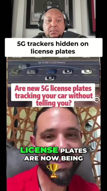 New license plates have 5G trackers?! They say it's for stolen cars, but is it r
