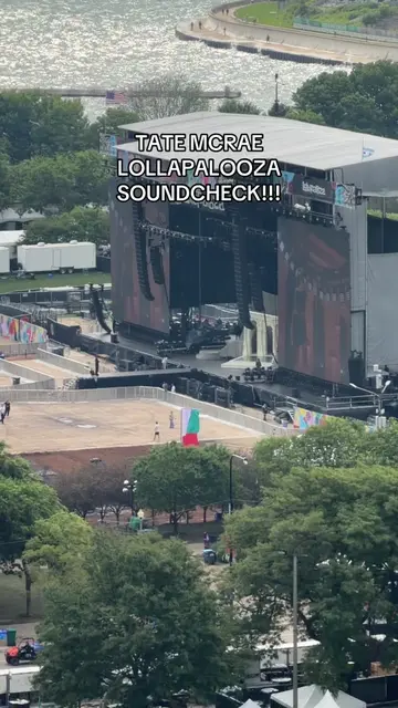 I CANT BELIEVE I WOKE UP TO THIS @tate mcrae #lollapalooza #lollapalooza2026 #ch