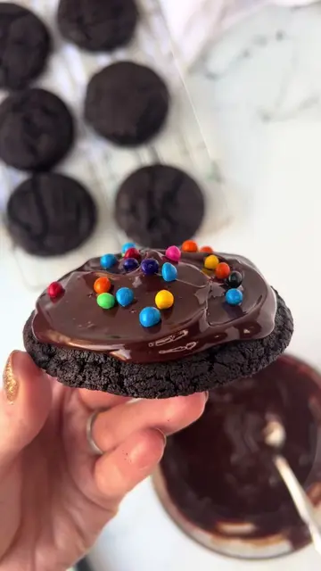 These Cosmic Brownie Cookies were one of the first recipes on my site to ever hi