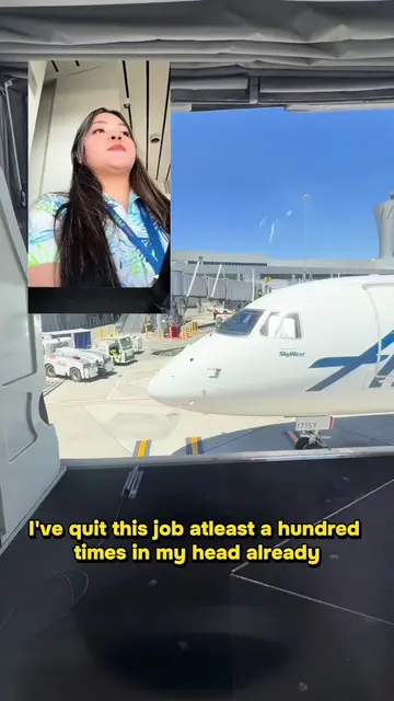 being a csa is not for the weak ‼️ flight benefits is a trapped 😩❤️ ##aviation 