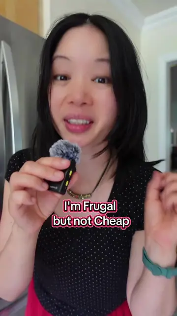 Being frugal does NOT mean being cheap. 🤍✨ Being cheap is about spending the ab