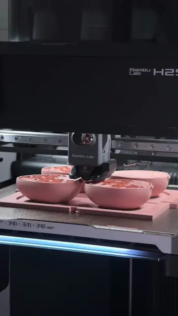 It starts as a 3D print—and ends as a mango you can cut open. 🥭 We sculpted, pr