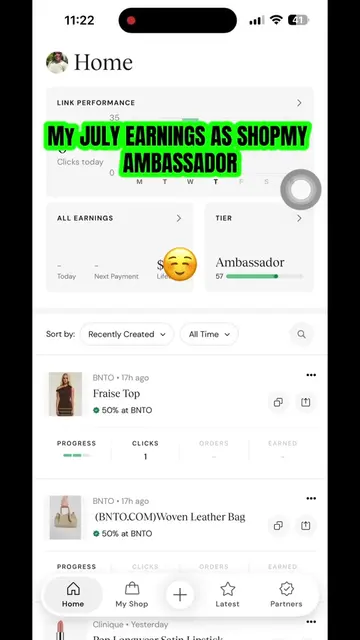July recap 🤍 My first month on ShopMy wasn't about making hundreds or thousands