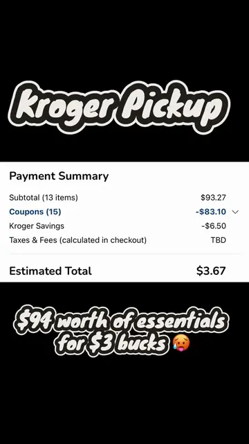 🚨 STOP SCROLLING! 🚨 This Kroger Pickup deal is INSANE! 🛒🔥 ✨ Part 2 is here, 