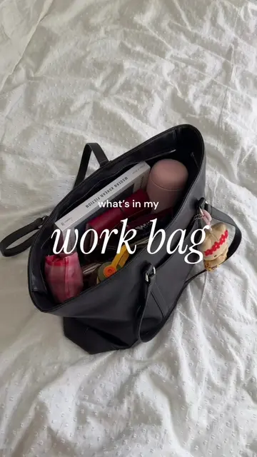 this bag is my baby and she fits EVERYTHINGGG #workbag #whatsinmybag 