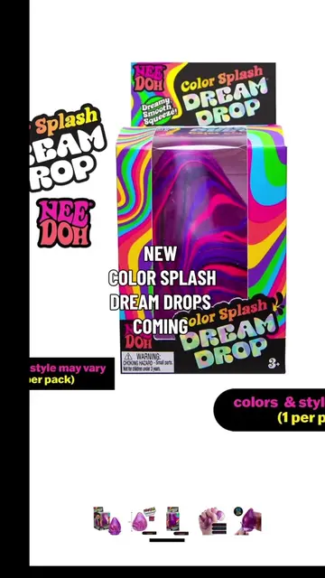 New dream drop color splash edition! Coming soon 😍 #thesquishytea #squishyfinds