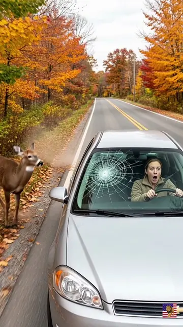 She was trapped with a live deer. What she asked first says everything😱❤️❤️  #a