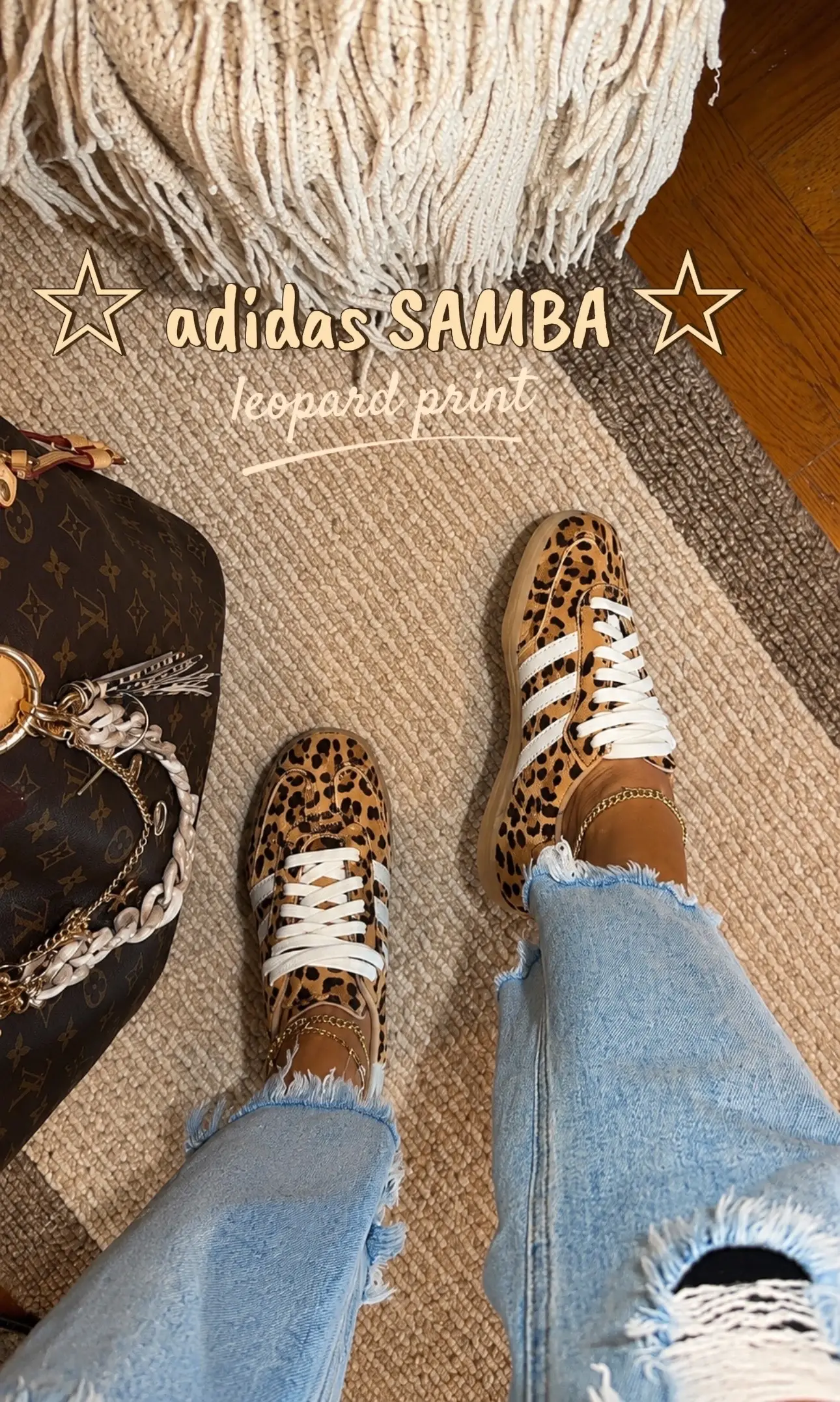 If you’re a sneaker girlie, these leopard print Sambas deserve a spot in your cl