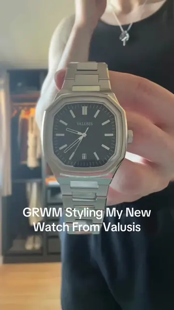 GRWM Styling My New Watch From @VALUSIS #mensfashion #menstyle #grwm #elegantsty