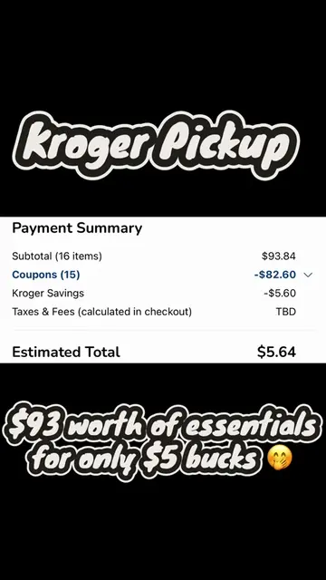 Another Kroger Pickup option!!! ✨ Part 3 is here, and you can score OVER $93 in 