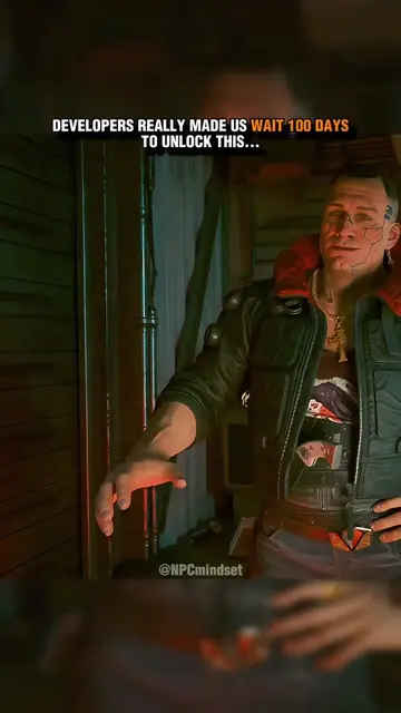 Developers Really Made Us Wait 100 Days for This… #cyberpunk #cyberpunk2077 #Gam