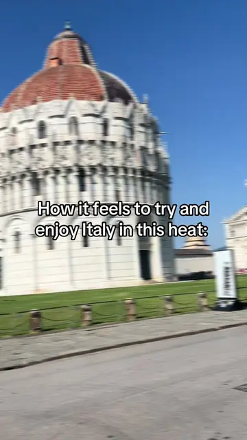 40 degrees in Rome 😮‍💨😩 #italy #Summer #rome #pisa #leaningtowerofpisa 