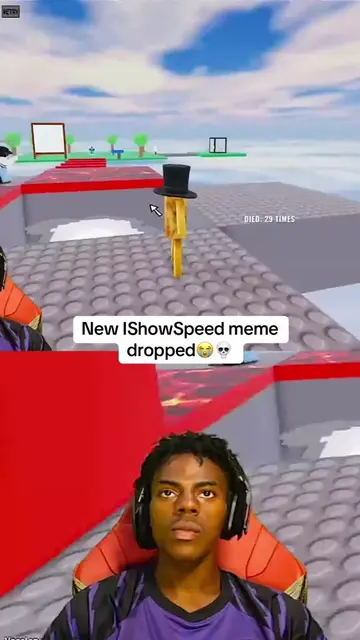New IShowSpeed meme dropped😭💀 #ishowspeed #roblox 