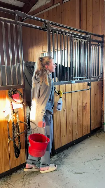 My favorite way to start the day: ponies & sunrises🤤🌅 #fypシ #morning #horsegir