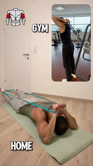 Home or gym? 💪 Push workout. Consistency builds muscle, not the location. Save 