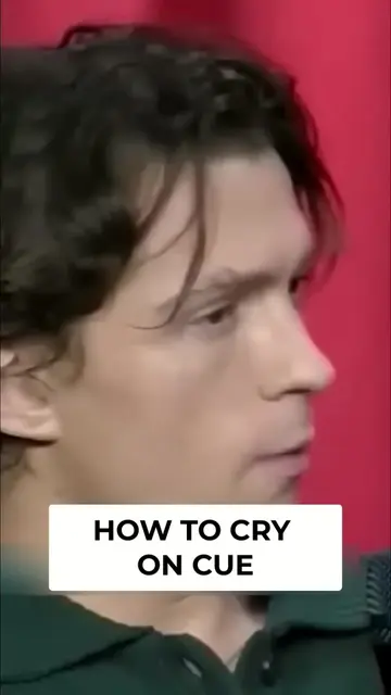 Tom Holland Reveals HOW TO CRY ON CUE. A technique he learned from working with 