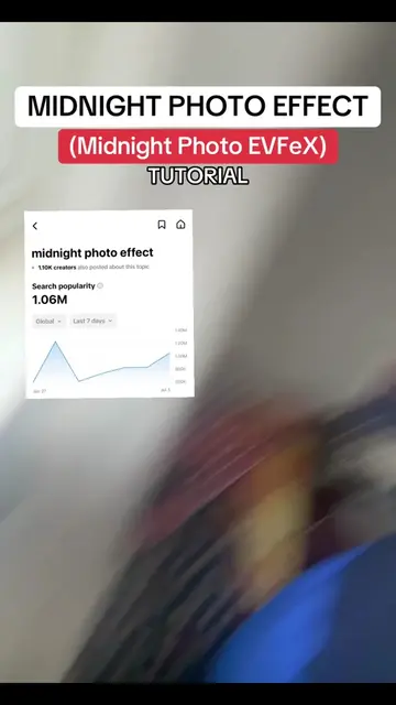 Midnight Photo Effect Tutorial📝 #creatorsearchinsights #midnightphotoeffect #ti