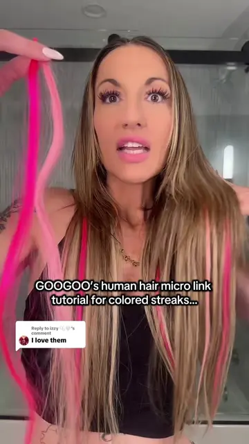 Replying to @izzy 🫧🤍 Pink hair streaks tutorial 🌸 How I add pink streaks to m